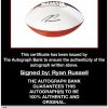 Ryan Russell proof of signing certificate