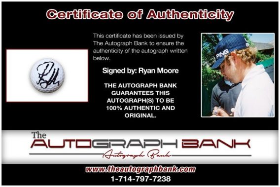 Ryan Moore proof of signing certificate