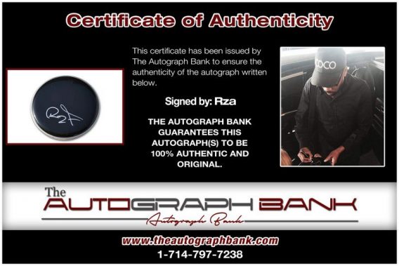 RZA proof of signing certificate