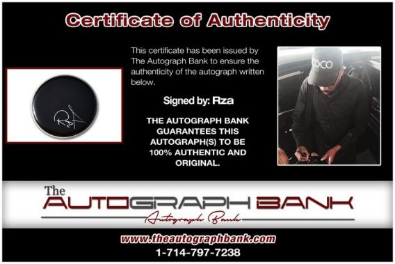 RZA proof of signing certificate
