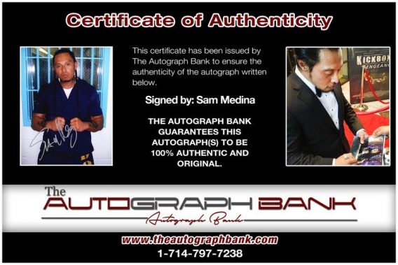 Sam Medina proof of signing certificate