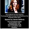 Sarah Rafferty proof of signing certificate