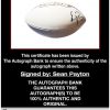 Sean Payton proof of signing certificate