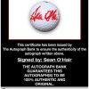 Sean O'Hair proof of signing certificate