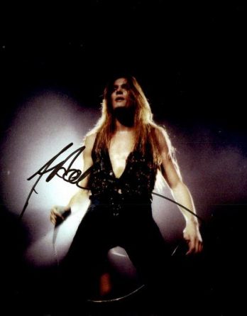 Sebastian Bach authentic signed 8x10 picture