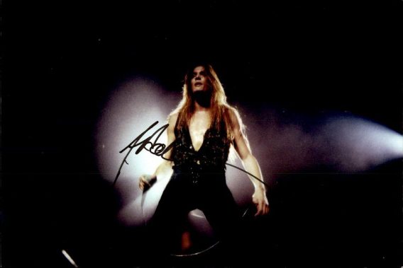 Sebastian Bach authentic signed 8x10 picture