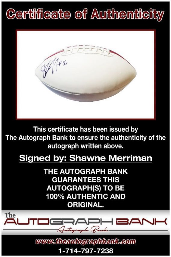 Shawne Merriman proof of signing certificate