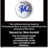 Skip Kendall proof of signing certificate
