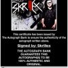 Skrillex proof of signing certificate