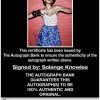 Solange Knowles proof of signing certificate