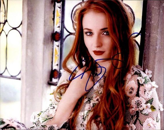 Sophie Turner authentic signed 8x10 picture