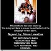 Steve Lukather proof of signing certificate