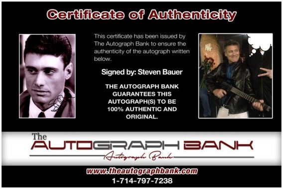 Steven Bauer proof of signing certificate