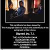 T.I. Harris proof of signing certificate
