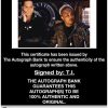 T.I. Harris proof of signing certificate