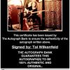 Tal Wilkenfeld proof of signing certificate