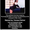 Teresa Palmer proof of signing certificate