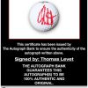 Thomas Levet proof of signing certificate