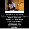 Titus Makin proof of signing certificate