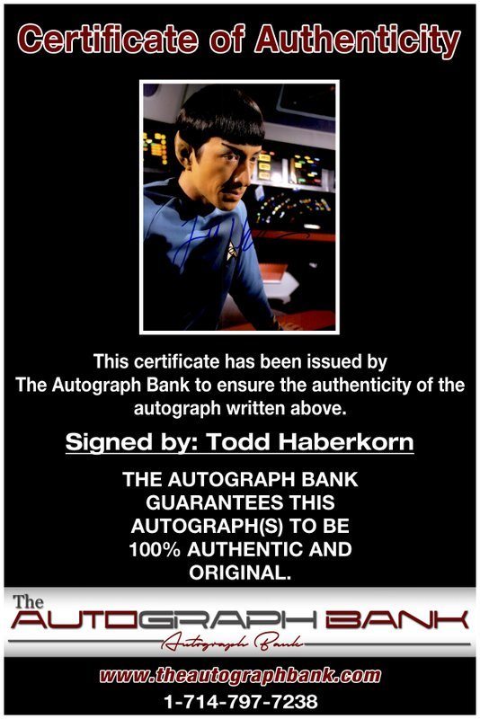 Todd Haberkorn proof of signing certificate