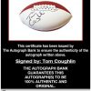 Tom Coughlin proof of signing certificate
