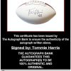Tommie Harris proof of signing certificate