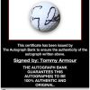 Tommy Armour proof of signing certificate