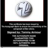 Tommy Armour proof of signing certificate