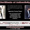 Tommy Thayer proof of signing certificate