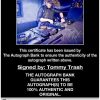 Tommy Trash proof of signing certificate