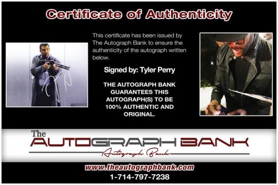 Tyler Perry proof of signing certificate