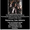 Tyler Williams proof of signing certificate
