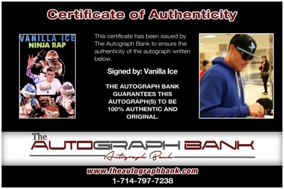 Vanilla Ice proof of signing certificate