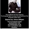 Vince Gilligan proof of signing certificate
