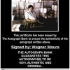 Wagner Moura proof of signing certificate