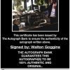 Walton Goggins proof of signing certificate