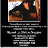 Walton Goggins proof of signing certificate