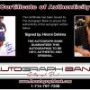 Hiromi Oshima certificate of authenticity from the autograph bank