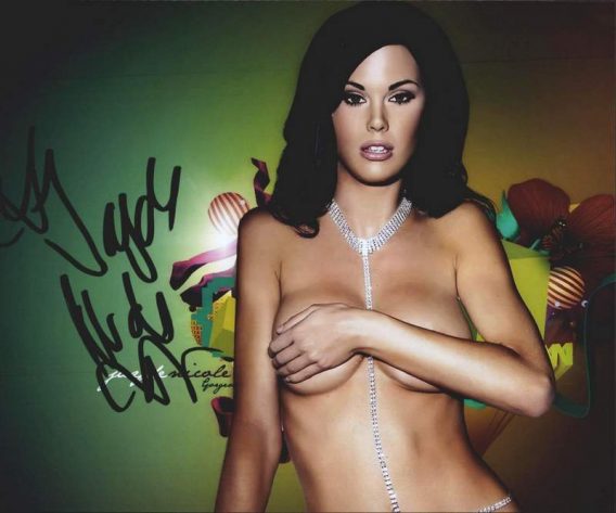 Jayde Nicole authentic signed 8x10 picture