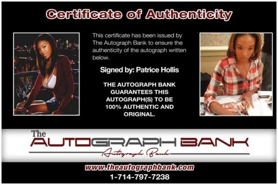 Patrice Hollis proof of signing certificate