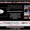 Charles Woodson proof of signing certificate