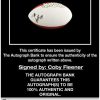 Coby Fleener proof of signing certificate
