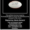 Devon Kennard proof of signing certificate
