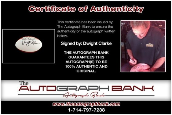 Dwight Clarke proof of signing certificate