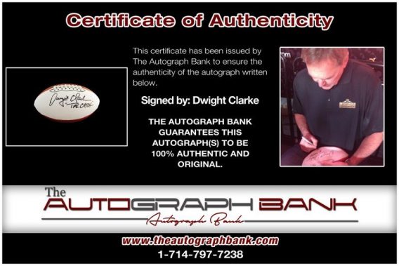 Dwight Clarke proof of signing certificate