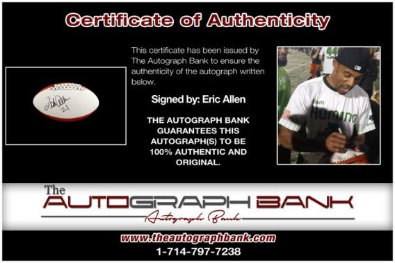 Eric Allen proof of signing certificate
