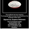 Eugene Robinson proof of signing certificate