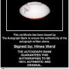 Hines Ward proof of signing certificate