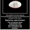 Jake Plumber proof of signing certificate