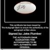 Jake Plumber proof of signing certificate